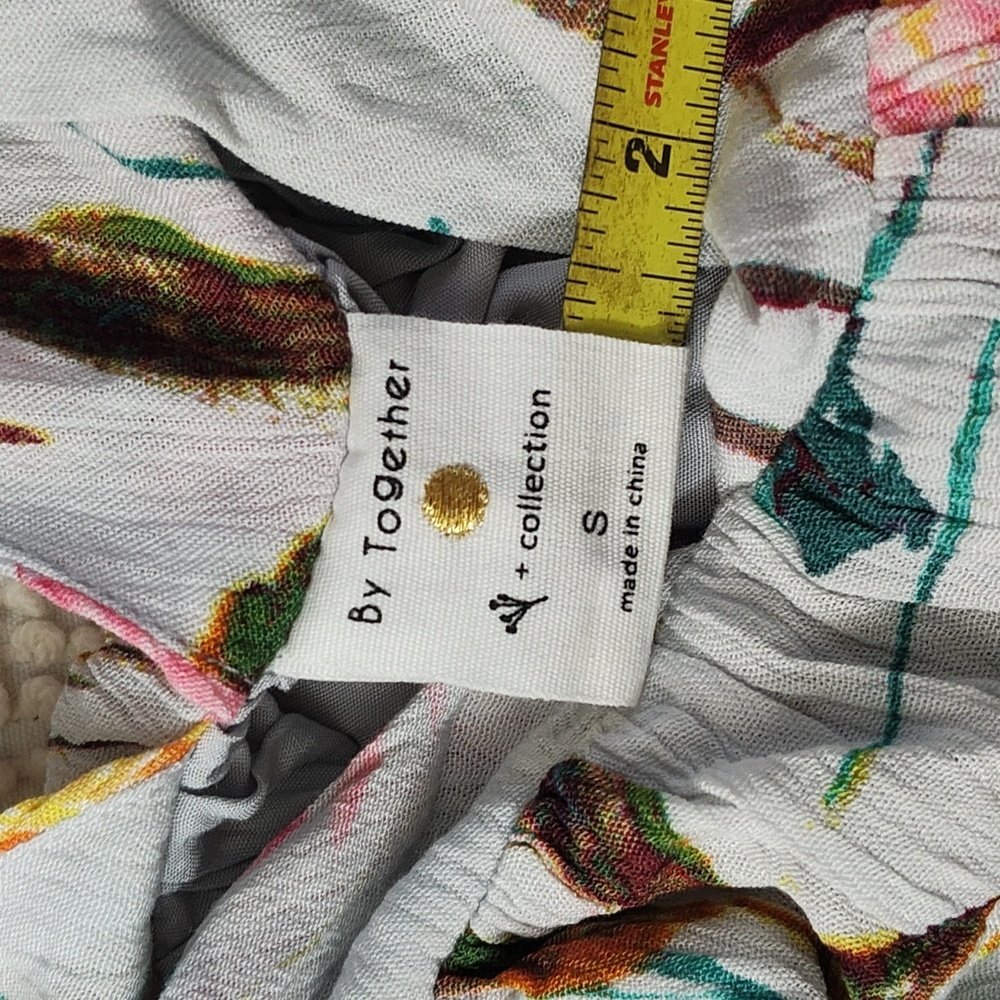 By Together Floral Mini Dress in Cream and Pink - Picture 11 of 13
